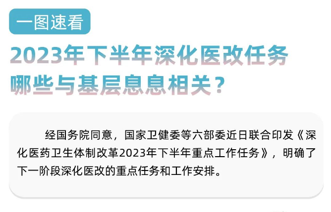 六部委聯(lián)合發(fā)布下半年深化醫(yī)改任務(wù)，基層就該這樣干！
